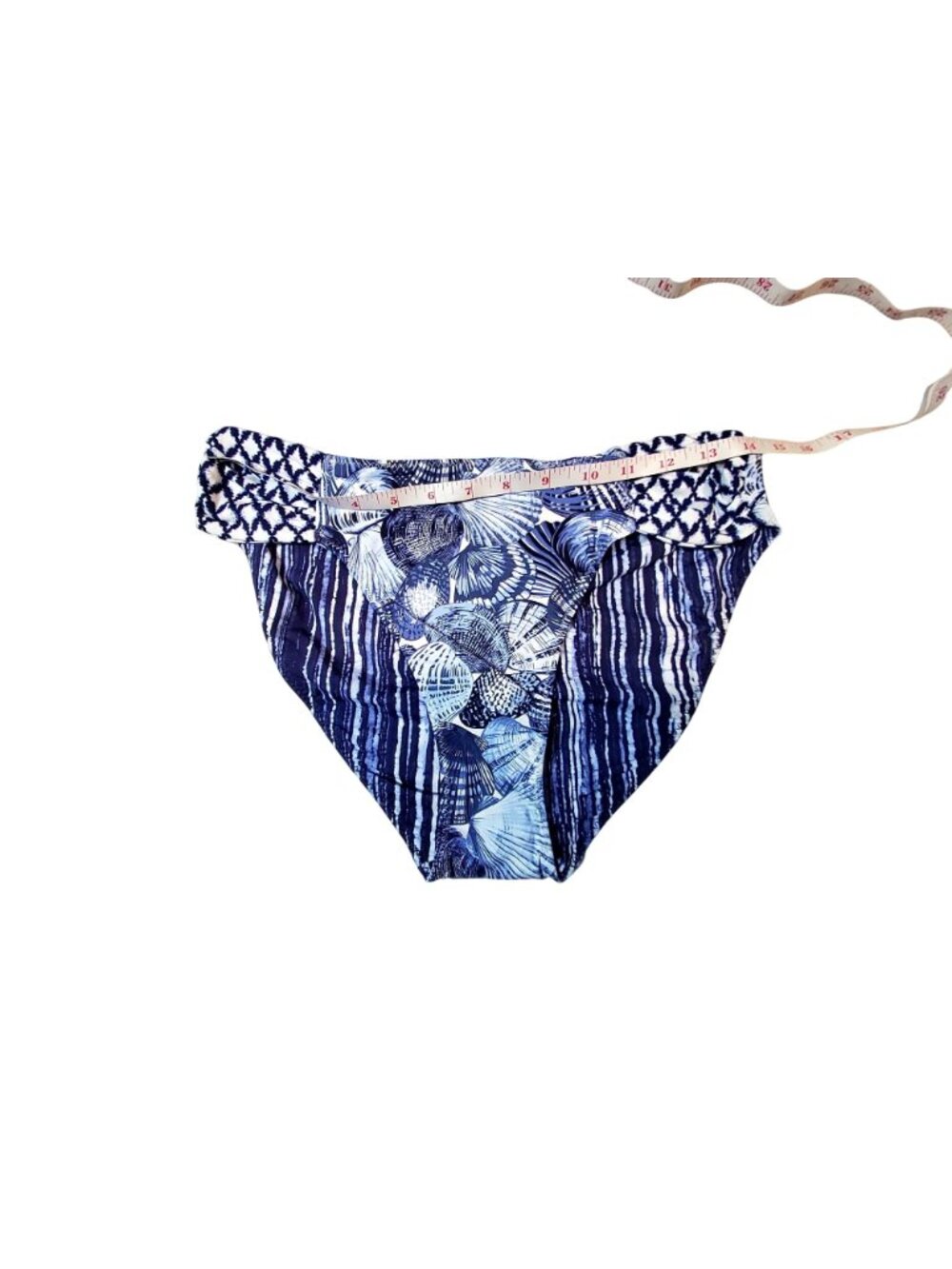 Tommy Bahama Reversible UPF 50 Women Swimwear Hipster Bottoms Blue Monday Prin M - Picture 2 of 9